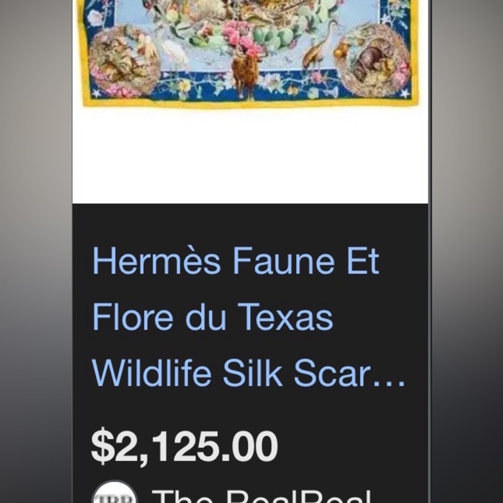 EXTREMELY RARE HERMES Faune et Flore du Texas forever scarf 90 COLLECTOR PIECE - Picture 9 of 10
